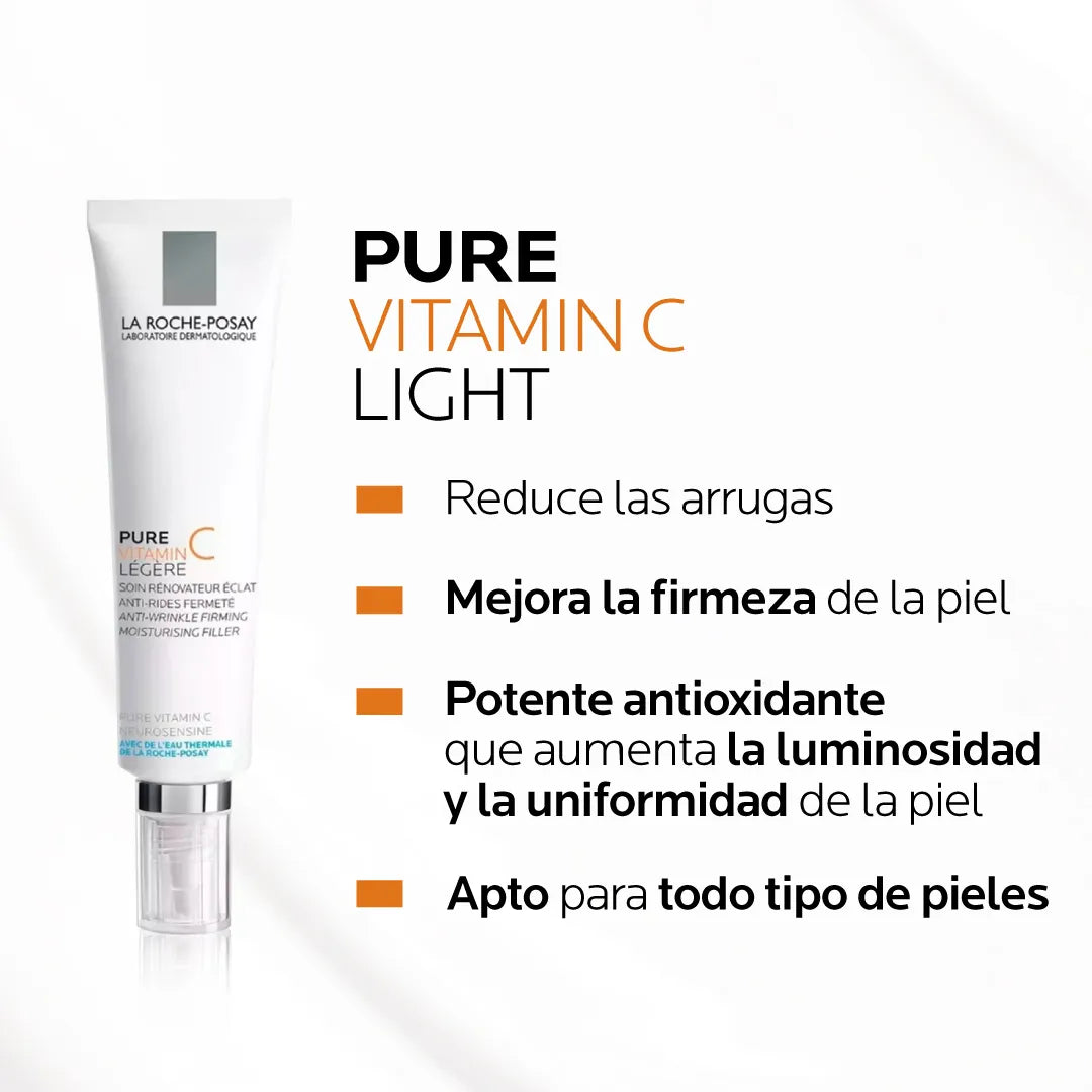 Sérum Iluminador Pure Vitamin C Light La Roche-Posay | 40 ml